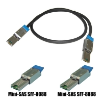 Кабель Mini SAS Cable, SFF-8088 - SFF-8088, длина 1 метр, SAS-008, Negorack