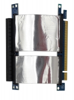 Ризер 1U PCI-express x16 Single Slot Flex Riser Card  на шлейфе 10см, экранированный, NR-RC16xFS