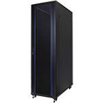 Серверный шкаф 19" 18U RackPro EC6818B (600х800х988мм), передняя стеклянная дверь, черный